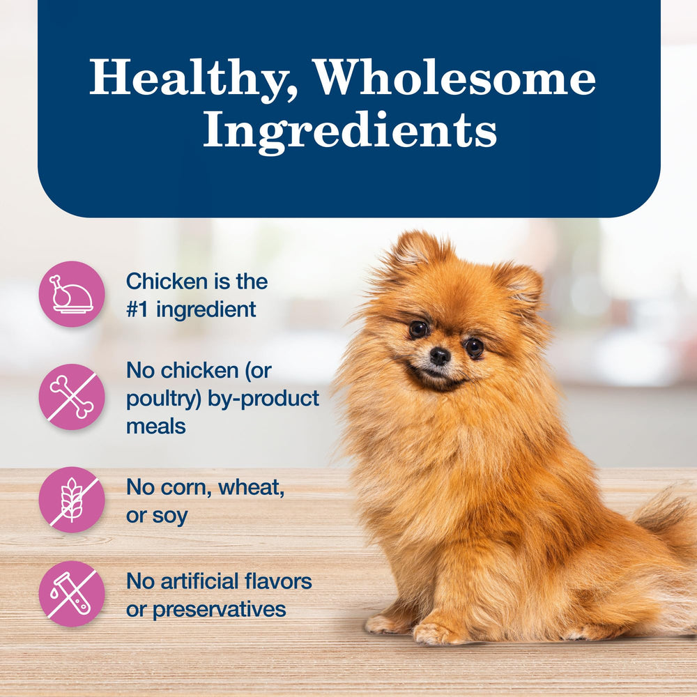 Proteína de pollo de alta calidad para perros pequeños