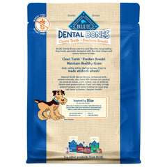 Blue Buffalo huesos dentales naturales para perros pequeños, uso diario.
