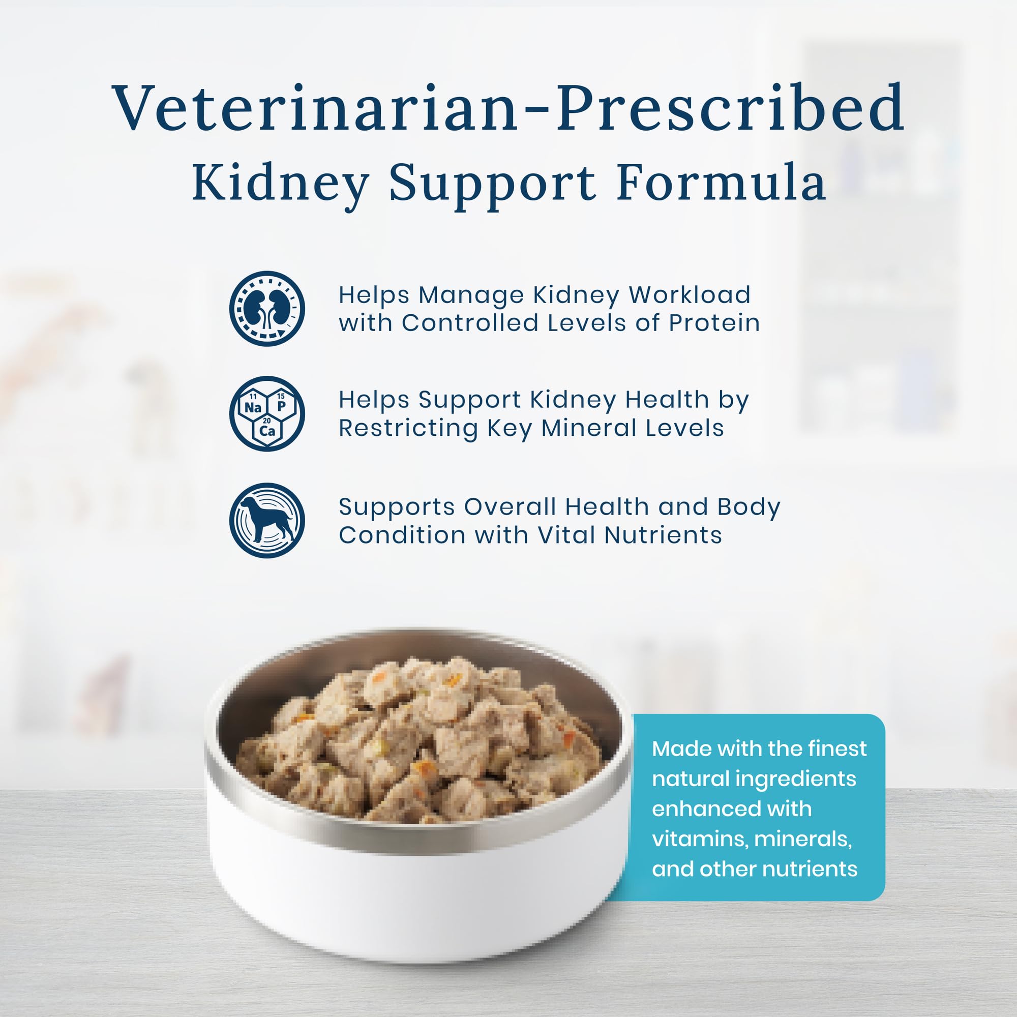 Blue Buffalo KS Kidney Support: ingredientes naturales y vitaminas de alta calidad para la salud del perro