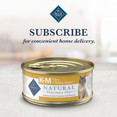 Blue Buffalo KM: pack de 24 latas listo para exhibición en tienda.