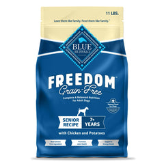Blue Buffalo Freedom Senior con pollo deshuesado como primer ingrediente para proteína de calidad