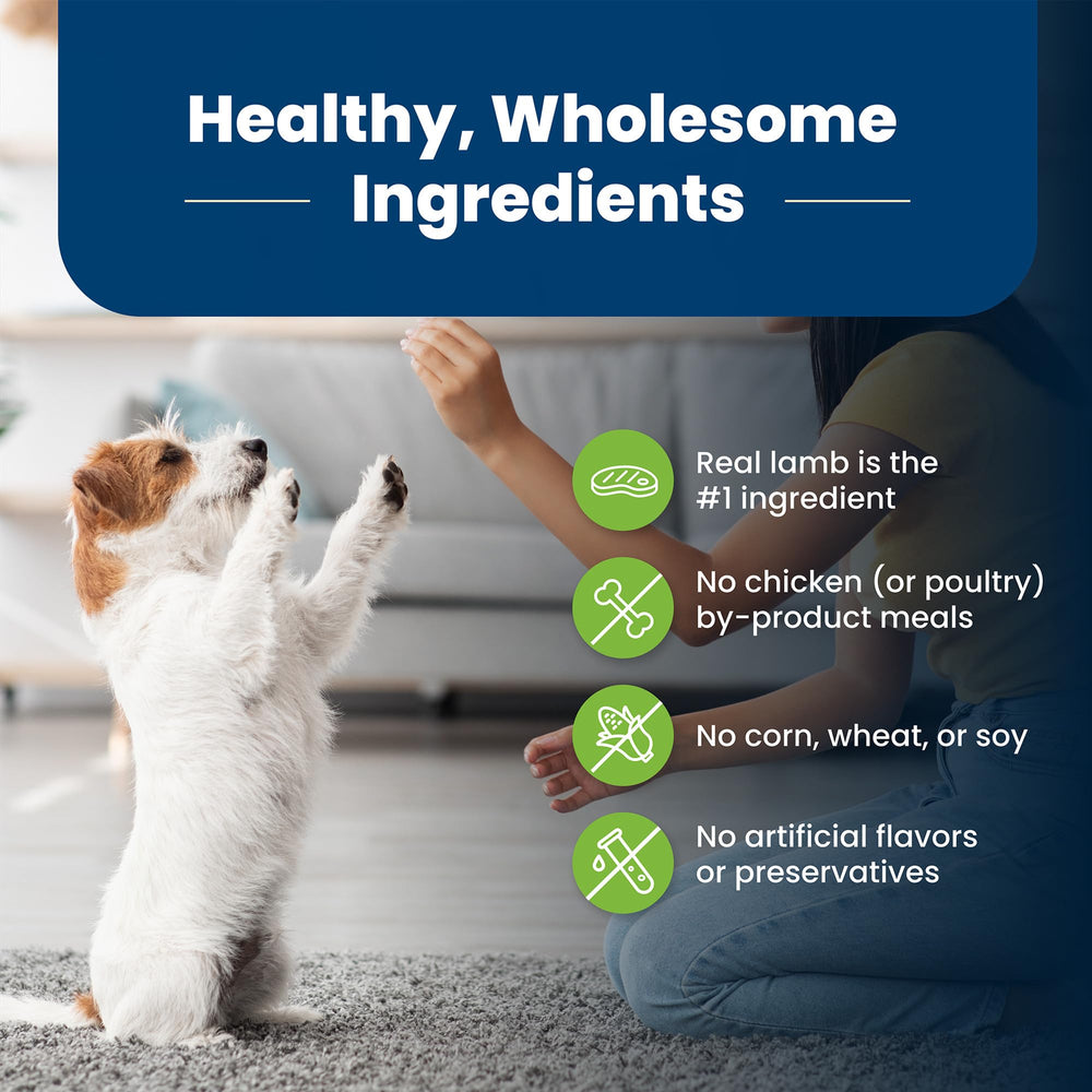 Blue Buffalo Life Protection, receta con cordero y arroz integral para perros adultos pequeños