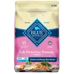 Blue Buffalo Life Protection para perros pequeños, bolsa de 15 lb, energía sostenida