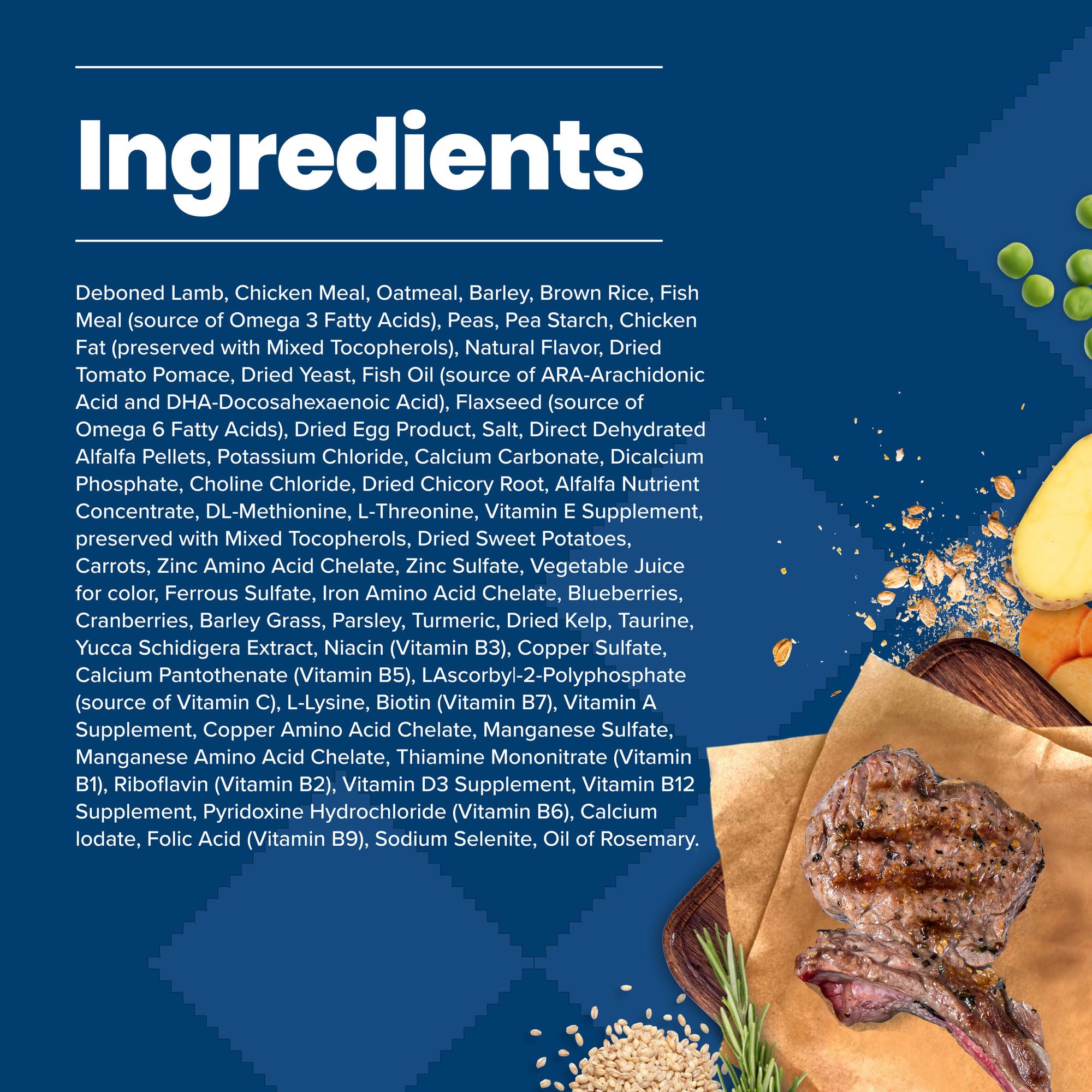 Blue Buffalo Life Protection Formula - ingrediente principal cordero para sabor y nutrición