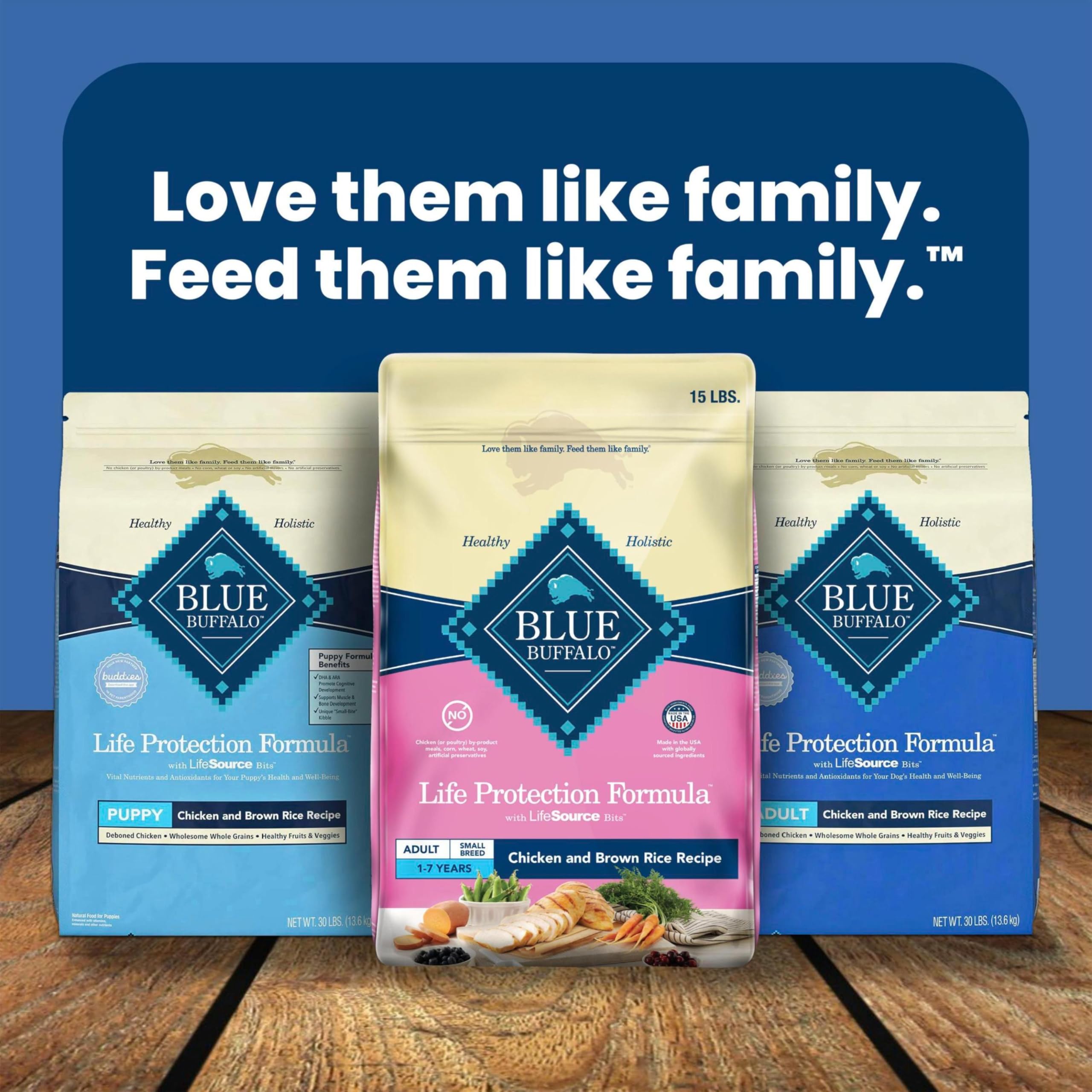 Blue Buffalo Life Protection, croquetas digestibles para perros pequeños