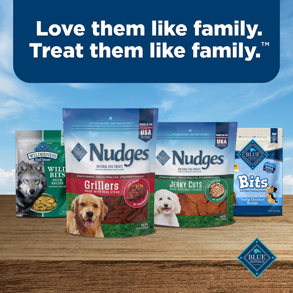 Blue Buffalo Nudges Grillers uso diario como recompensa sabrosa