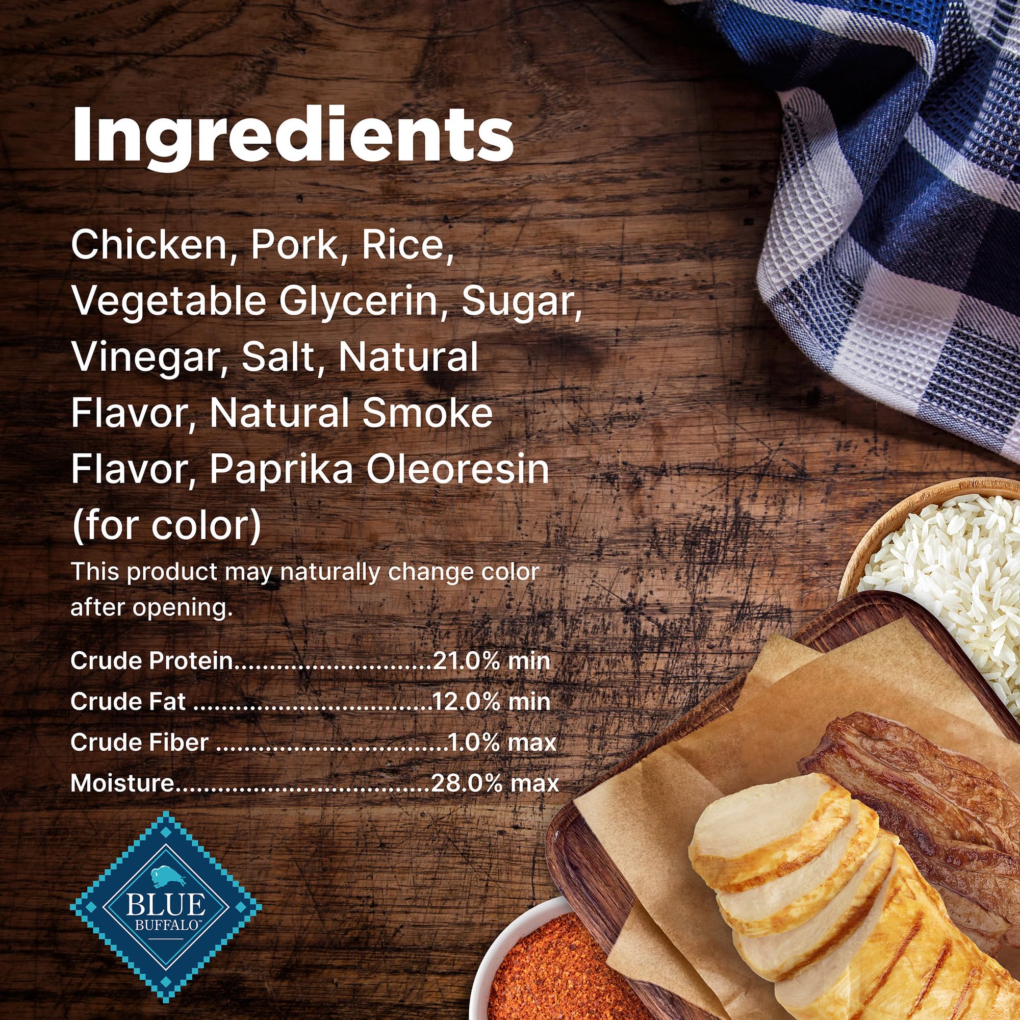 Blue Buffalo Nudges Homestyle sans additifs artificiels pour friandise naturelle.