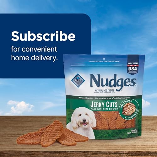 Emballage Nudges Jerky prêt à offrir: douce récompense pour chiens