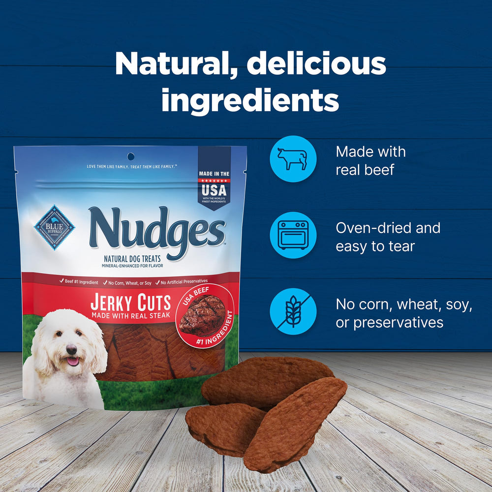 Sans maïs, blé et soja, friandises Nudges pour chiens sensibles.