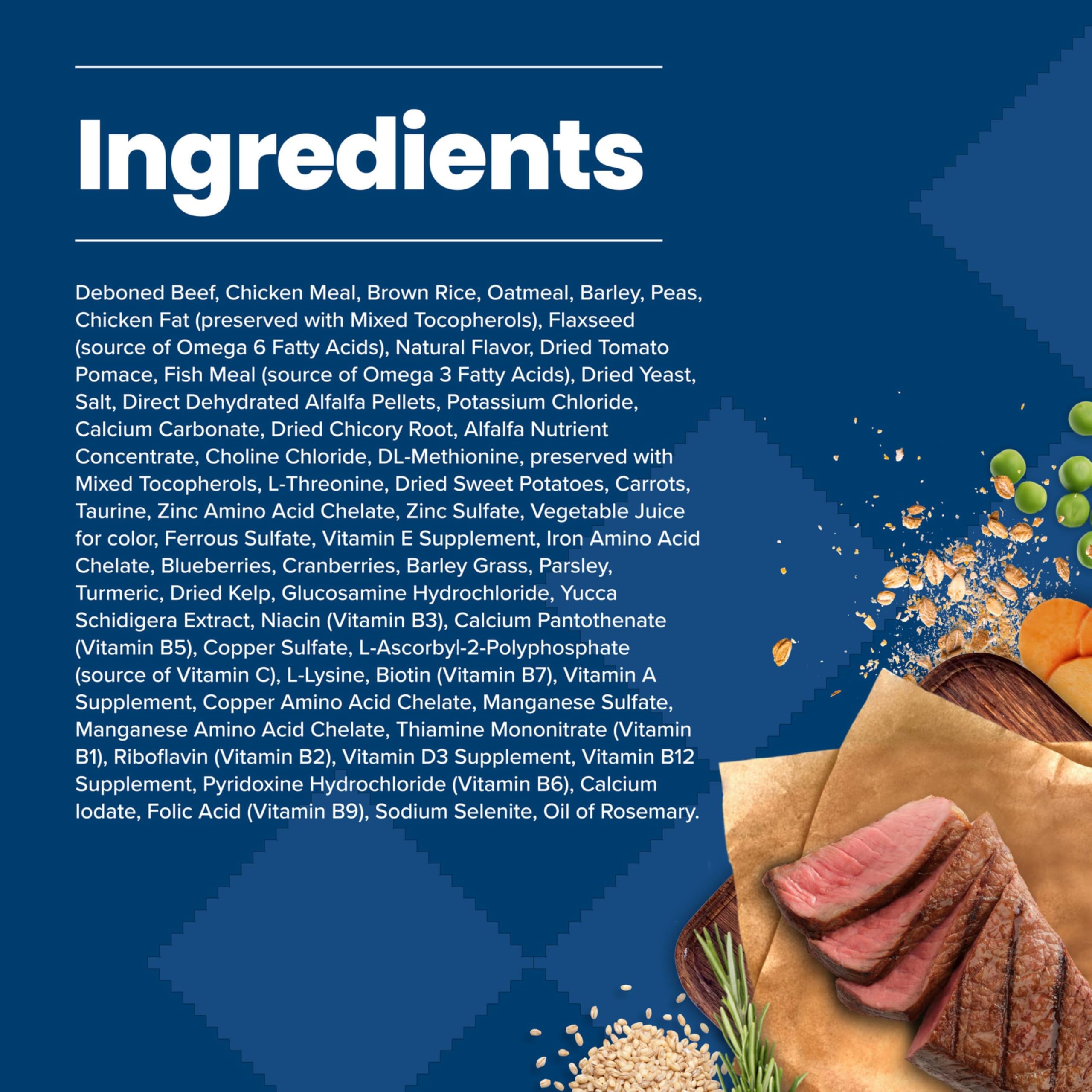 Blue Buffalo Omega-3 y Omega-6 para piel y pelaje saludables.