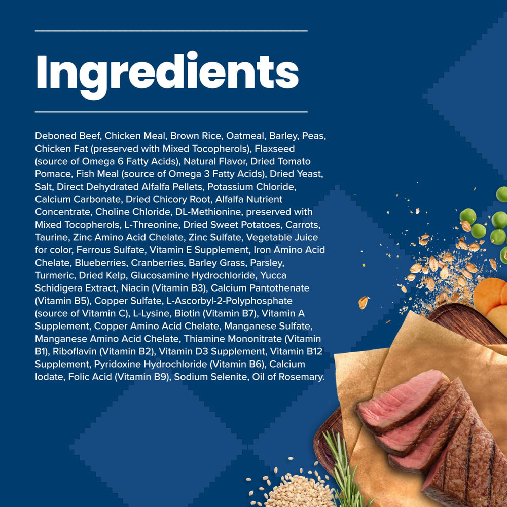 Blue Buffalo Omega-3 y Omega-6 para piel y pelaje saludables.