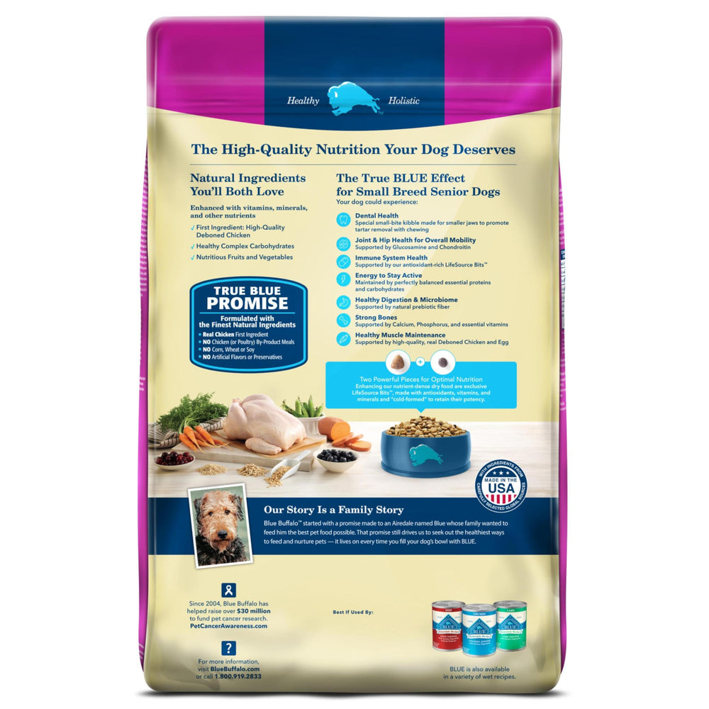 Blue Buffalo pollo real como ingrediente principal para sabor natural.