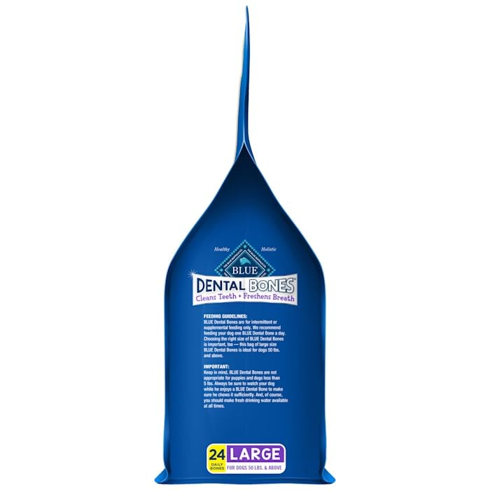 Blue Buffalo premios para perros grandes, sabor natural.