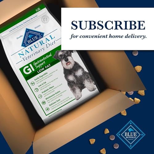 Blue Buffalo, fórmula prescrita para gi, consulta veterinaria para uso.
