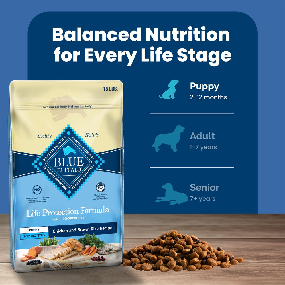 Blue Buffalo Life Protection Cachorro sin sabores artificiales ni conservantes