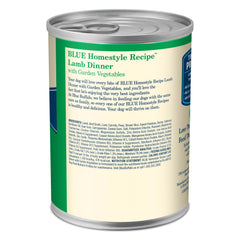 Blue Buffalo Receta Casera para Perro Adulto: cordero y verduras del jardín, textura suave para paladares sensibles
