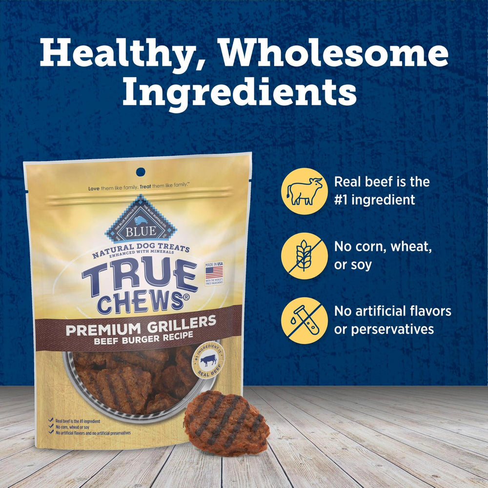 Blue Buffalo True Chews – sans maïs pour une composition plus pure.