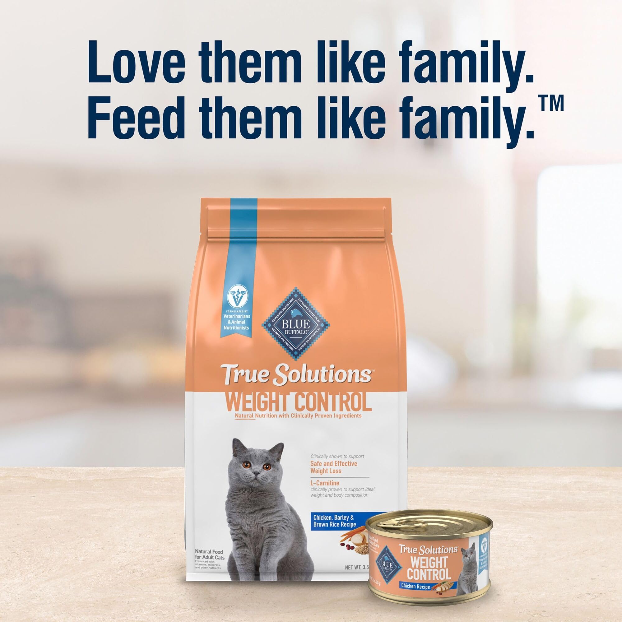 Blue Buffalo True Solutions sin subproductos de pollo.