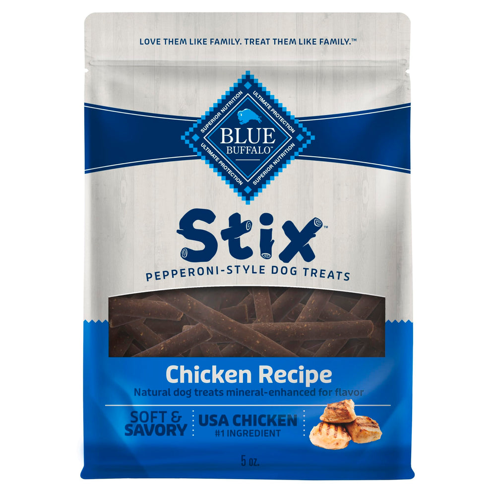 Blue Buffalo Stix en bolsa de pollo, snack natural para perros