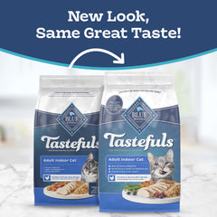 Envase de 15 lb de Blue Buffalo Tastefuls para gatos de interior.