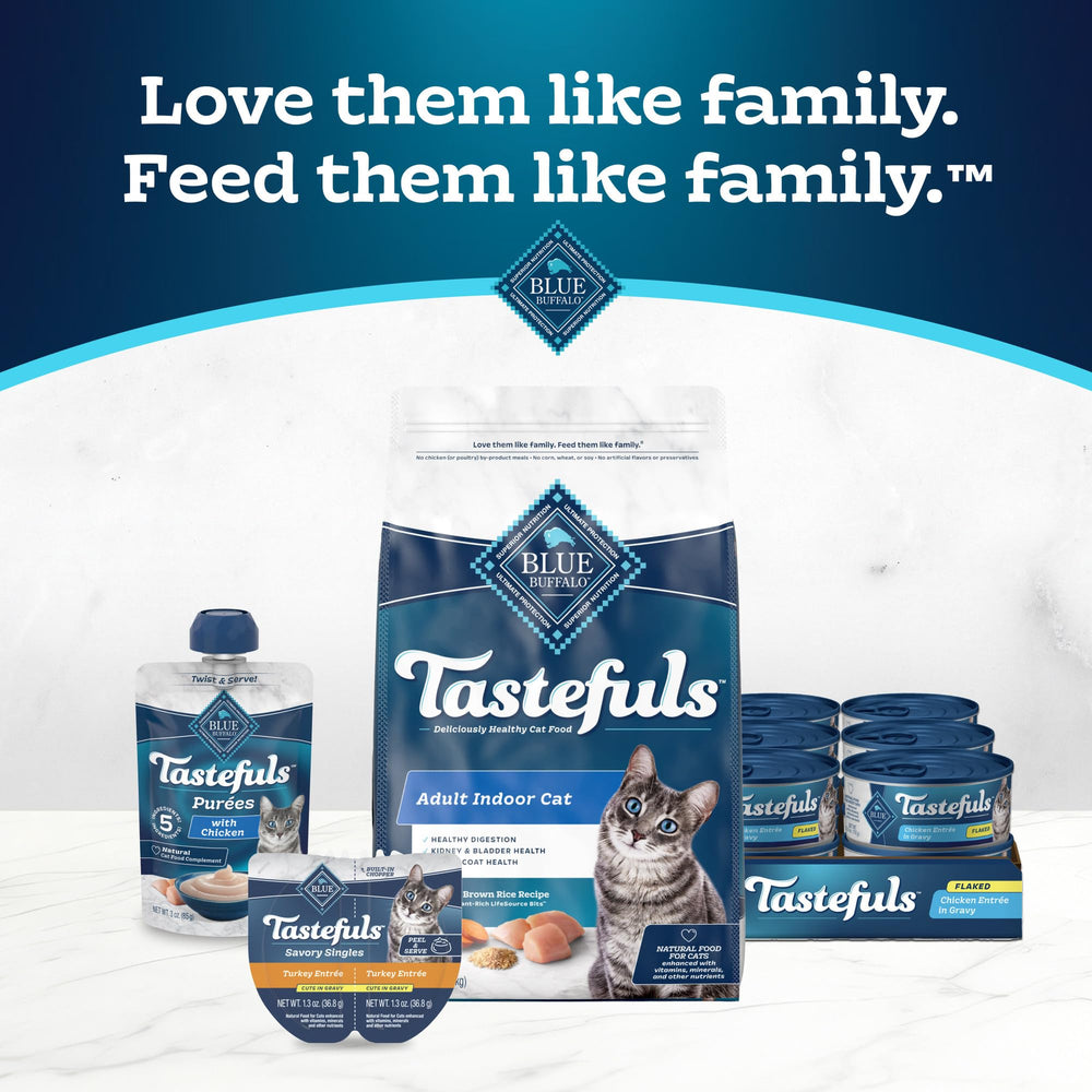 Blue Buffalo Tastefuls: etiqueta clara con información nutricional.