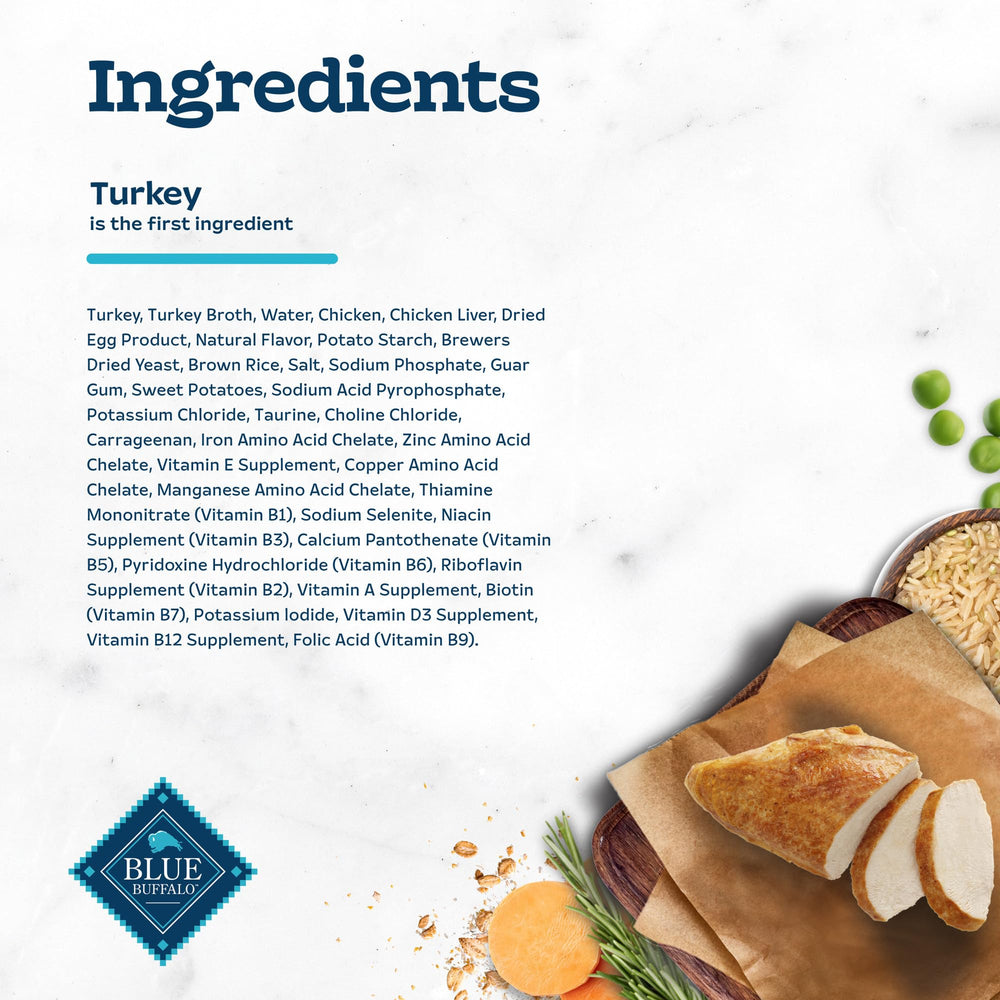 Blue Buffalo Tastefuls: ingredientes naturales sin subproductos de pollo.