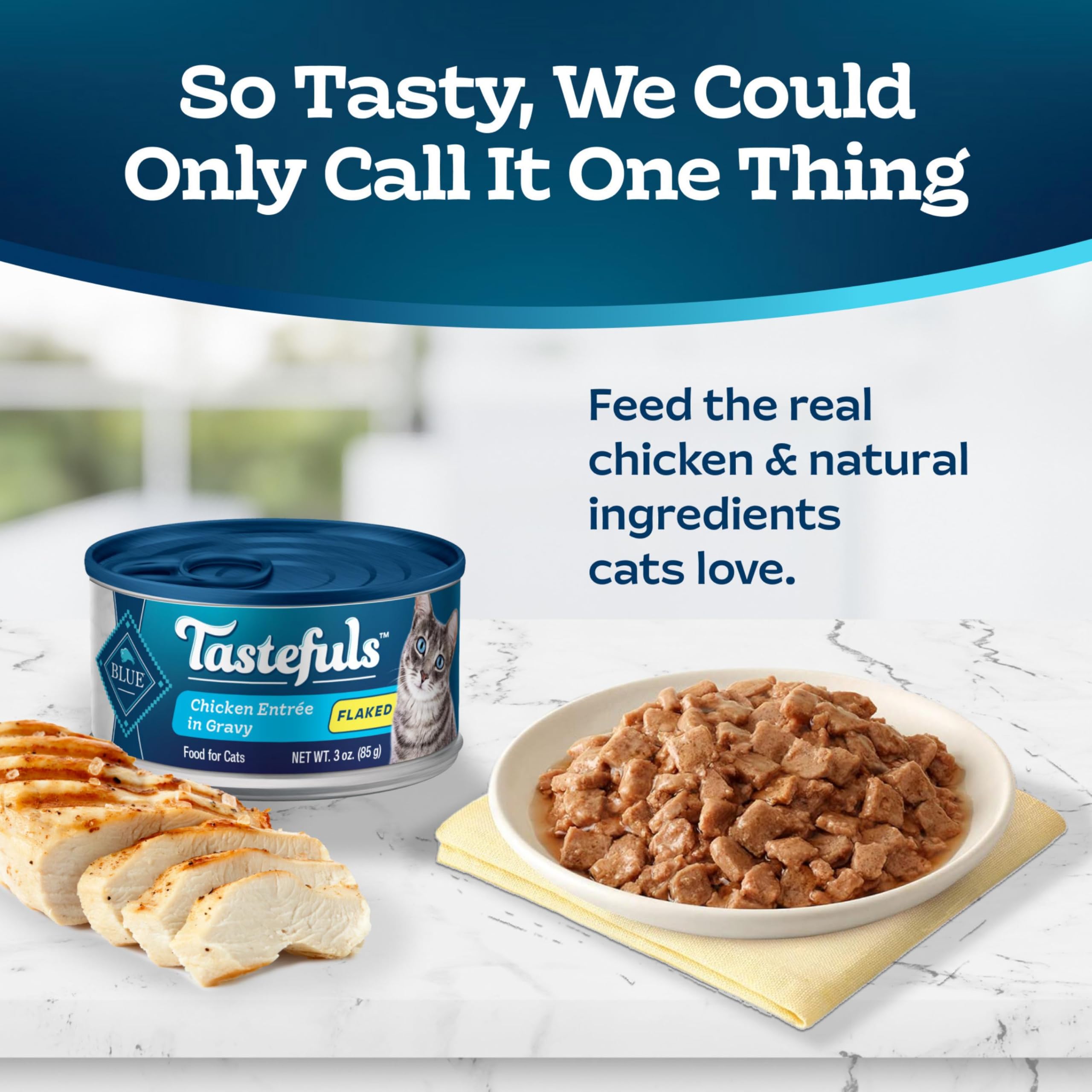 Blue Buffalo Tastefuls: ingredientes naturales para una nutrición equilibrada.