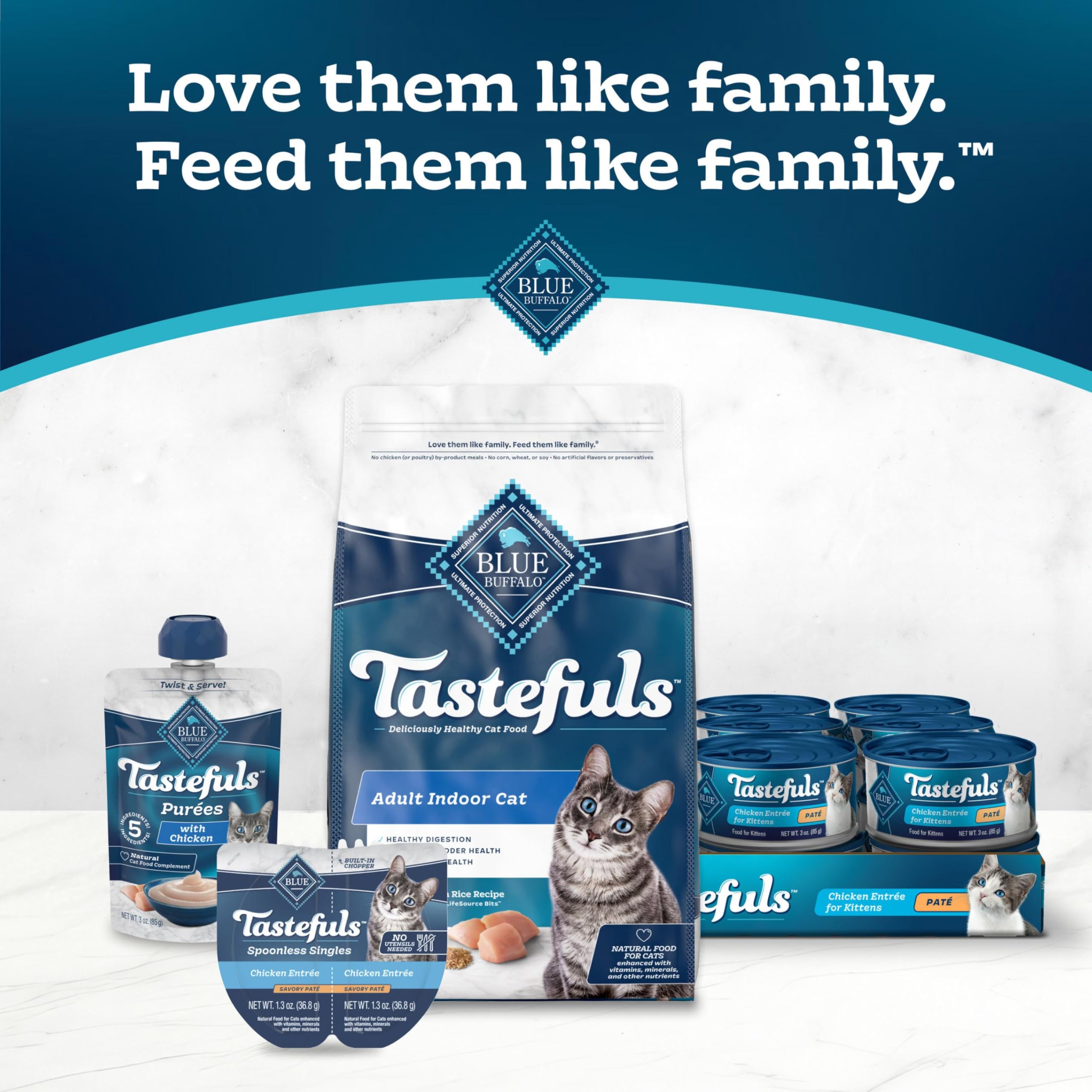 Blue Buffalo Tastefuls juego de 24 porciones para variedad