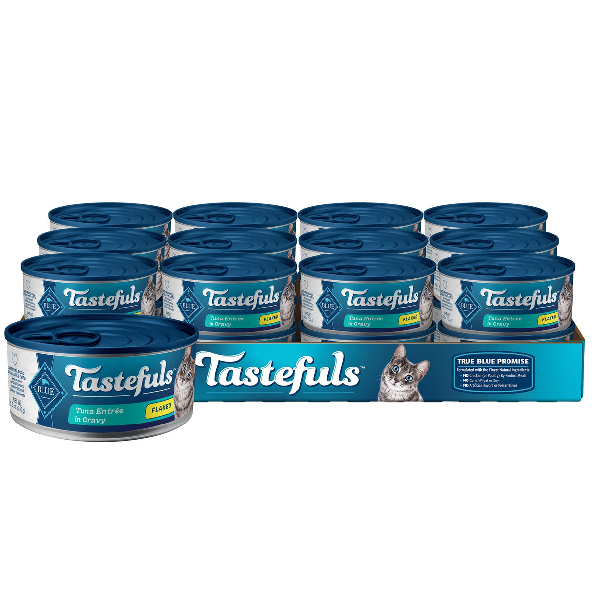 Blue Buffalo Tastefuls: lata de atún en salsa, opción sabrosa para la hidratación diaria.
