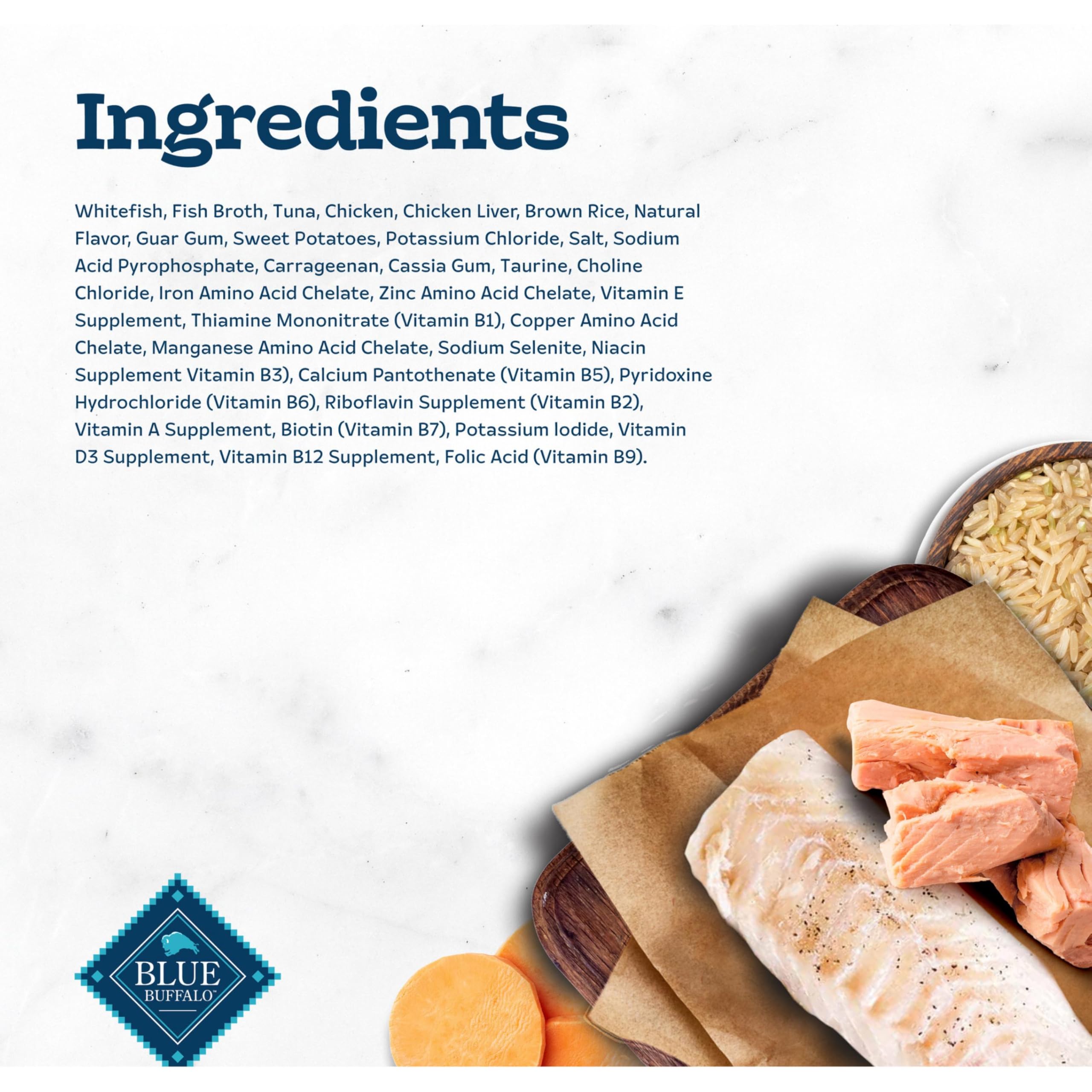 Blue Buffalo Tastefuls-nutrientes-vitaminas-minerales: enriquecido con vitaminas y minerales esenciales.