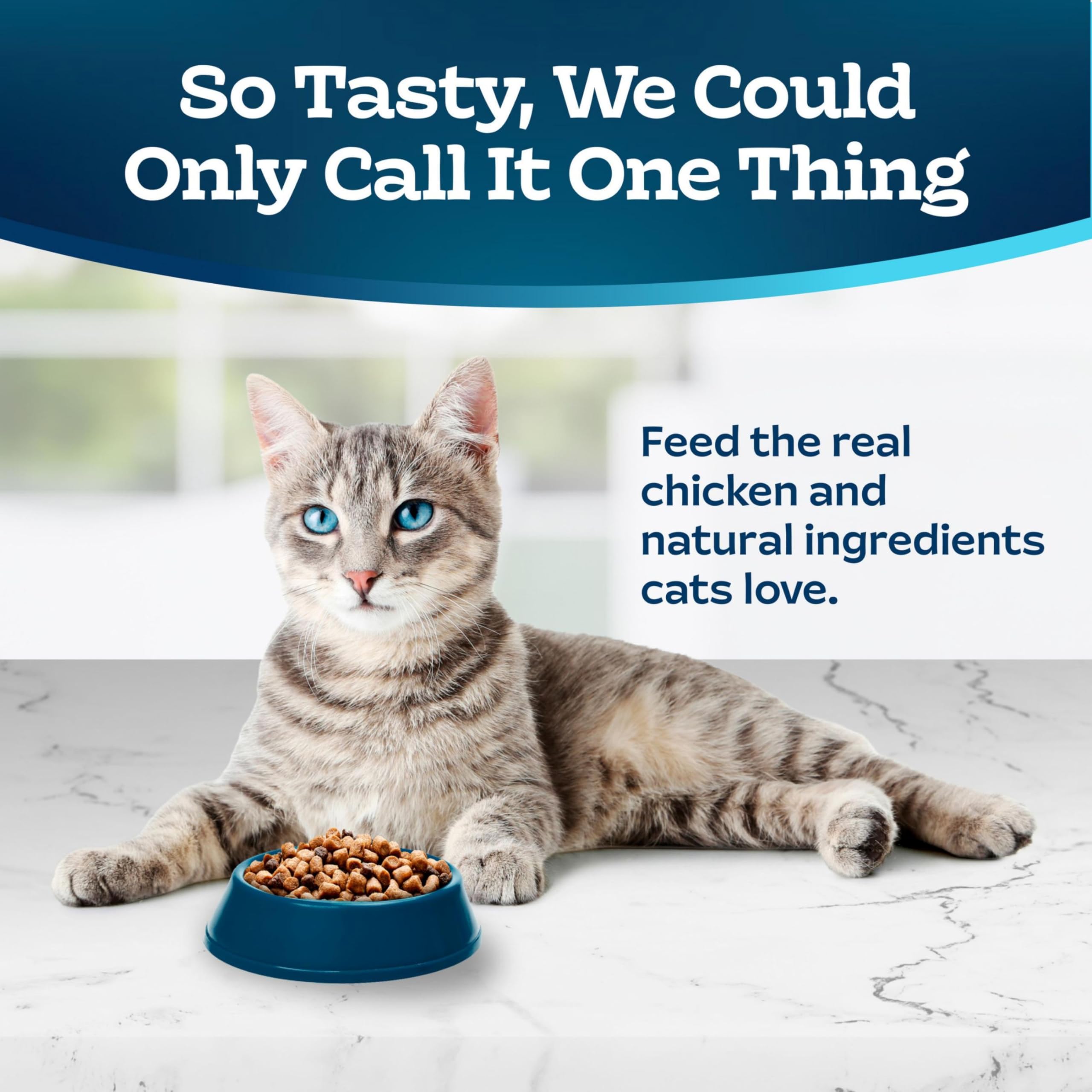 Blue Buffalo Tastefuls prebiotic fiber for digestive comfort in sensitive stomach cats