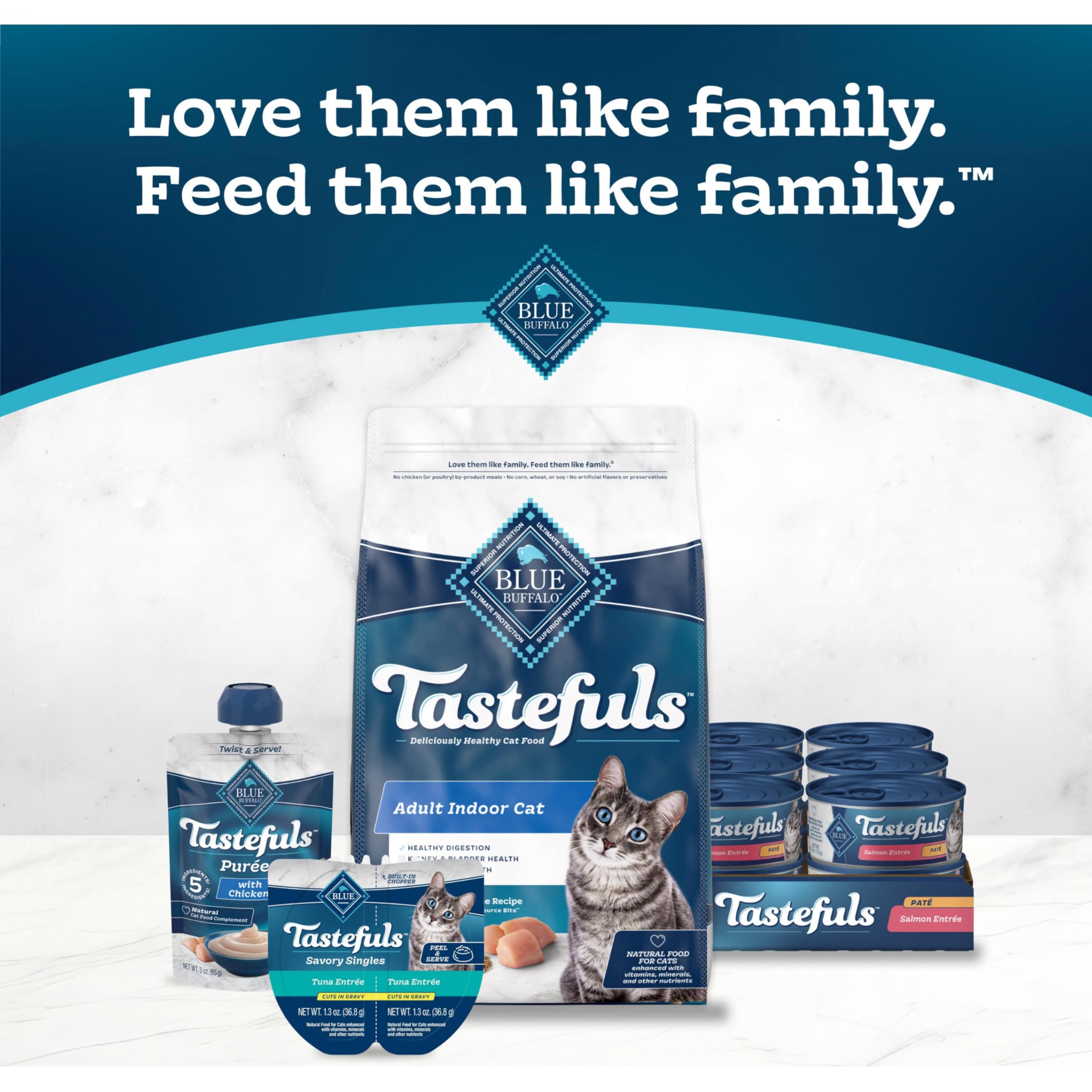 Presentación de Tastefuls Salmón Pate en caja de 24 latas