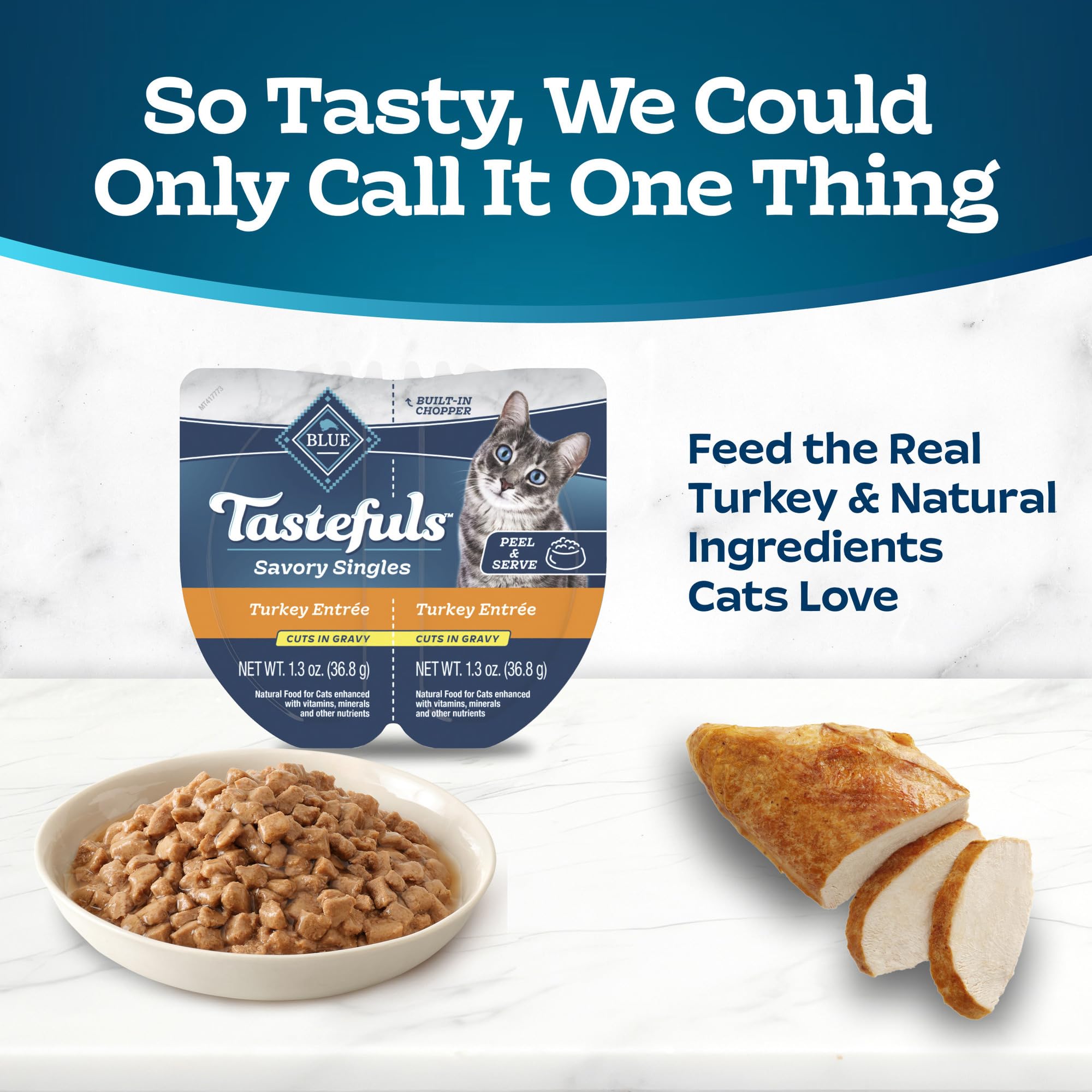 Blue Buffalo Tastefuls: salsa sabrosa que agrada a gatos.