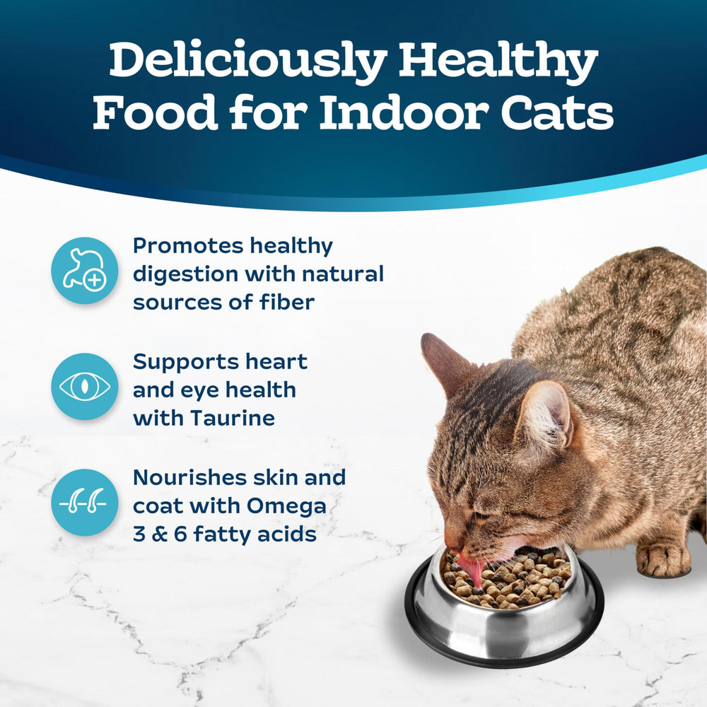 Blue Buffalo Tastefuls: sin maíz, trigo ni soya para gatos sensibles.