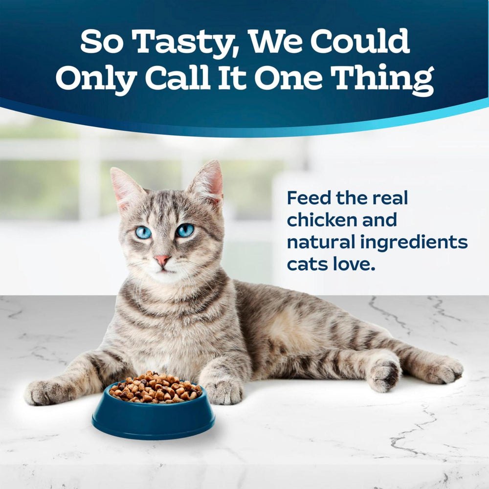Blue Buffalo Tastefuls sin subproductos de pollo, opción natural para gatos.