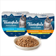 Blue Buffalo Tastefuls trozos en salsa pollo, alto contenido de humedad para gatos