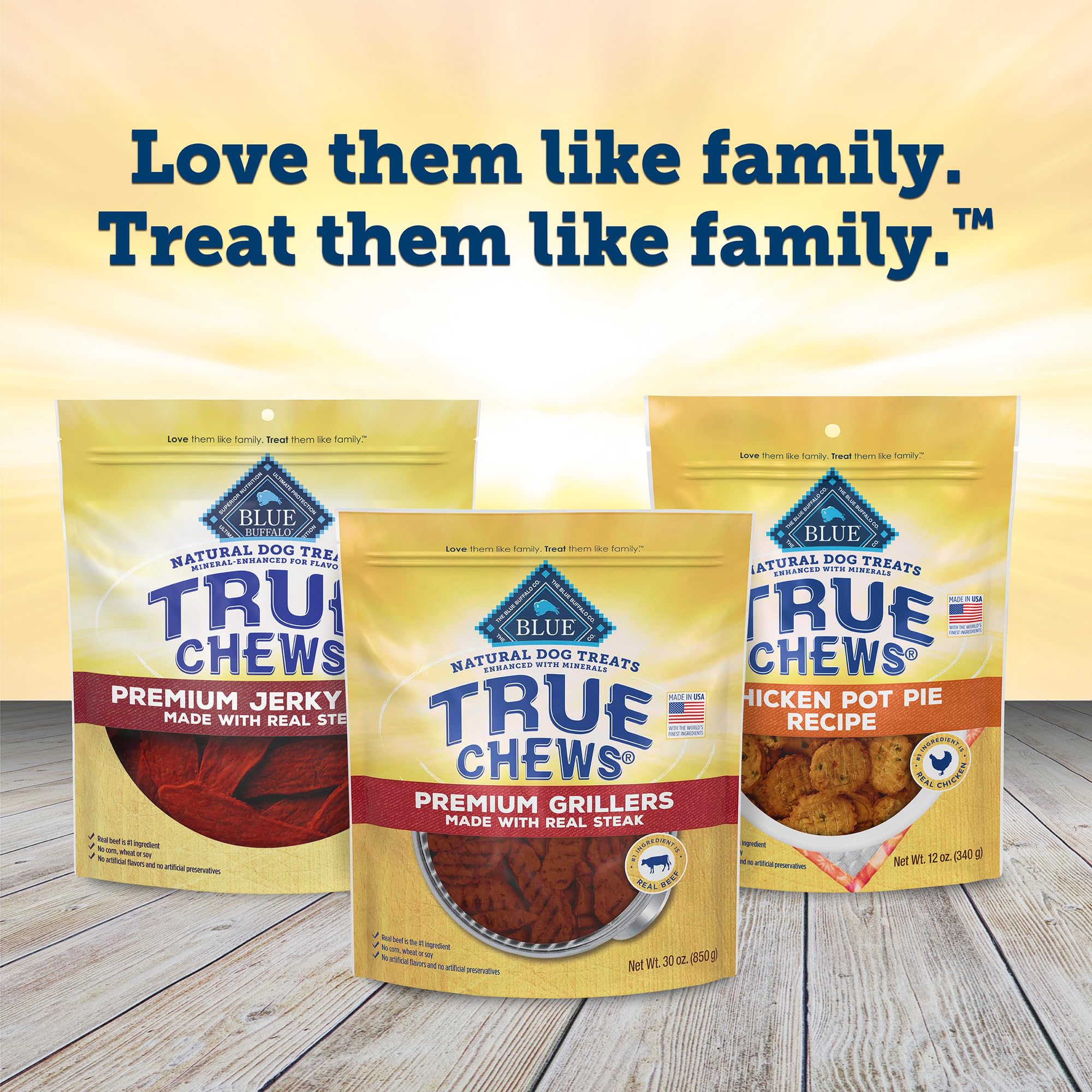 Blue Buffalo True Chews Grillers, recompensa sabrosa para entrenamiento y día a día