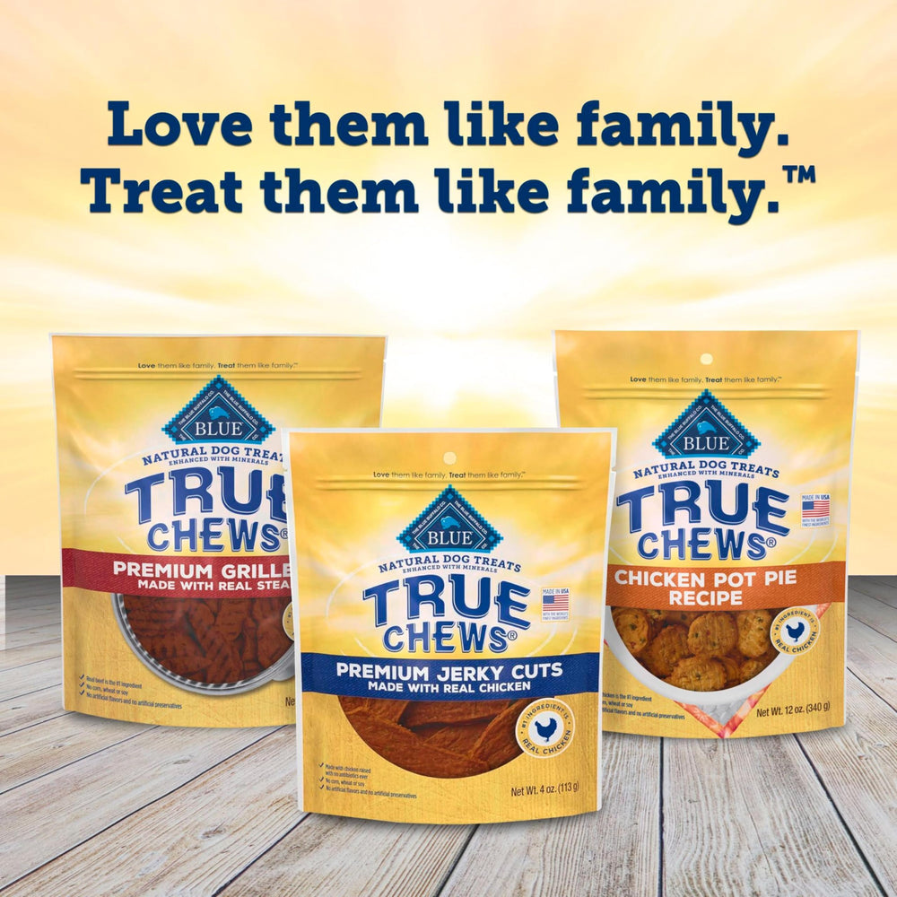 Blue Buffalo Jerky Cuts Pollo: sabor real de pollo en cada bocado.