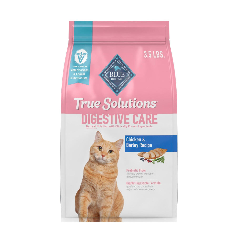 Blue Buffalo True Solutions Digestive Care en bolsa de 3.5 lb para la dieta diaria del gato