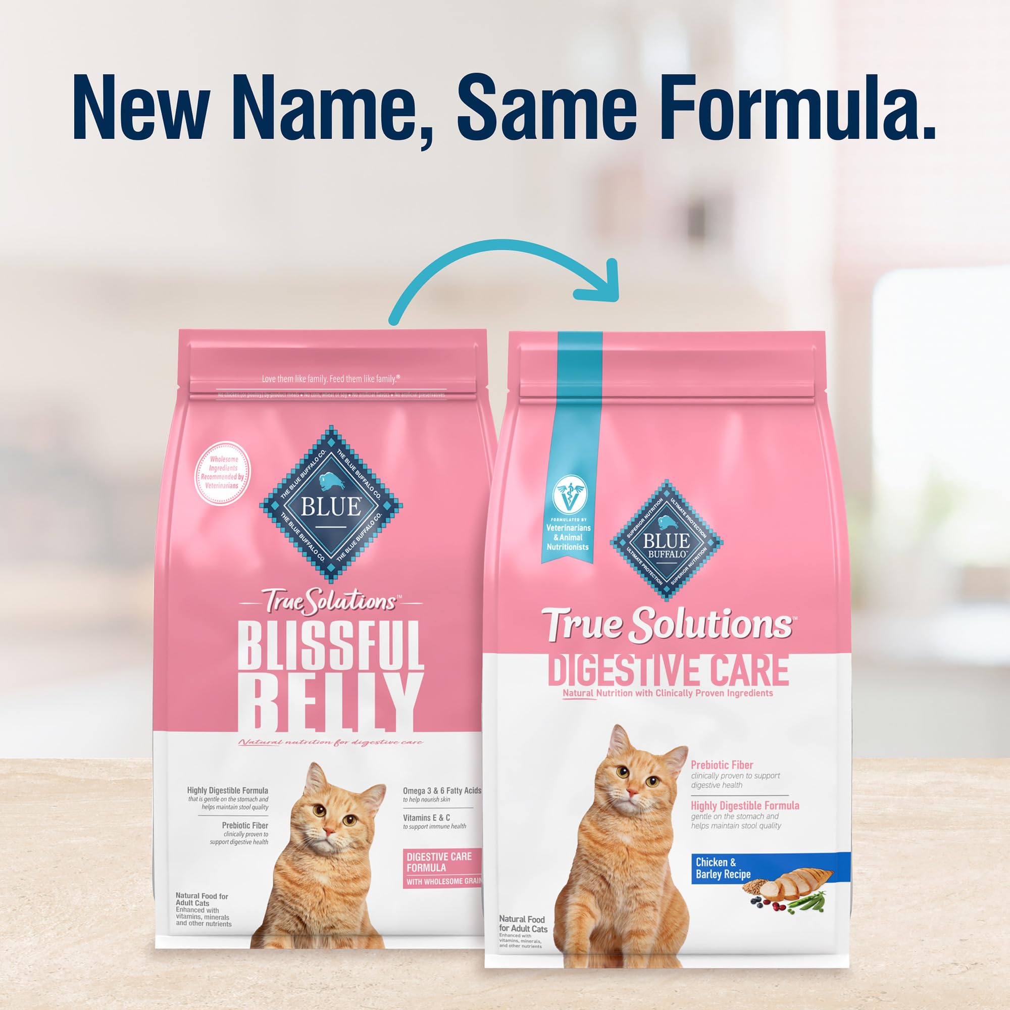 Blue Buffalo True Solutions Digestive Care: pollo real como primer ingrediente para sabor y calidad.