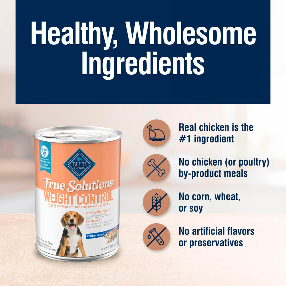 Blue Buffalo True Solutions sin maíz trigo ni soya para dietas sensibles