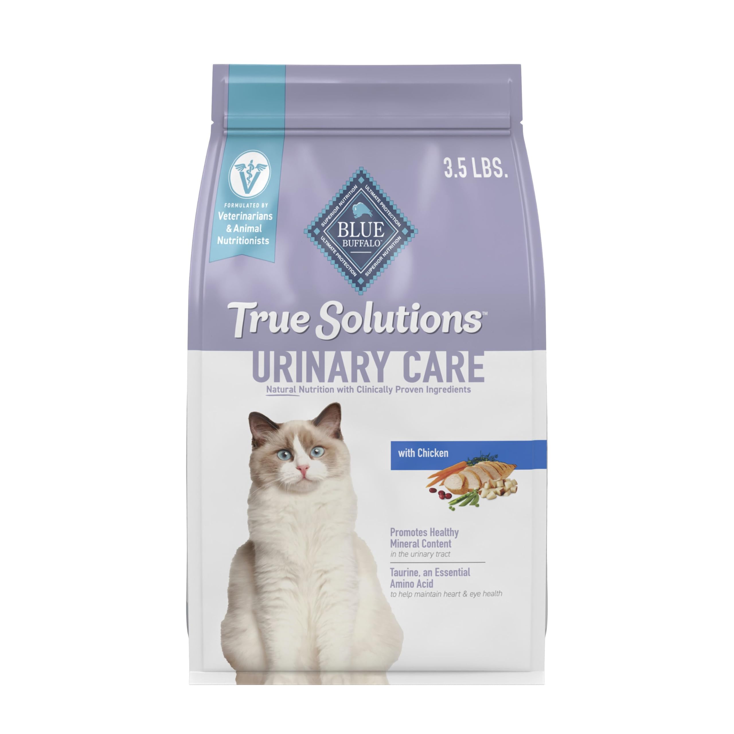 Blue Buffalo True Solutions Urinary Care, bolsa de 3,5 lb, ayuda a mantener la salud urinaria.
