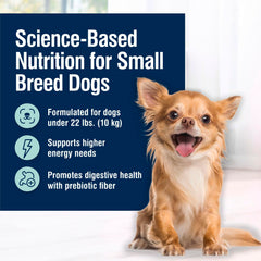 Blue Buffalo True Solutions formulado por veterinarios y nutricionistas para perros pequeños.
