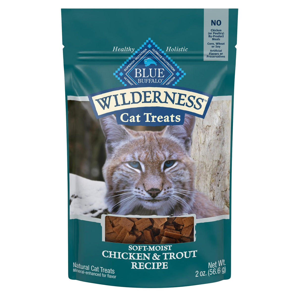 Blue Buffalo Wilderness delicias-pollo-para-gatos: premio suave y sabroso