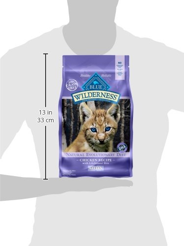 Blue Buffalo Wilderness Gatito: sin granos para digestión suave y piel sana.