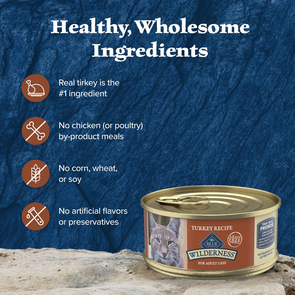 Blue Buffalo Wilderness lata de 5.5 oz: conveniencia para la alimentación diaria.