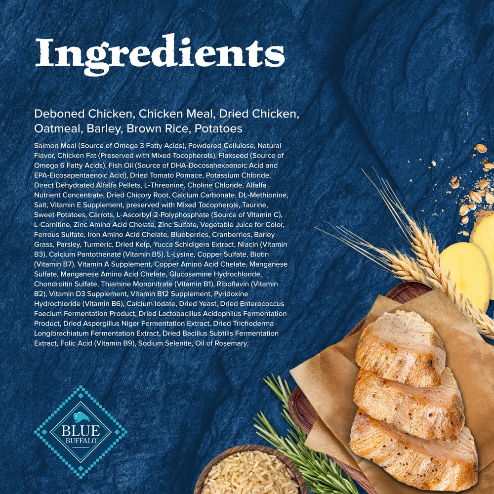 Blue Buffalo Wilderness ingredientes naturales de alta calidad.
