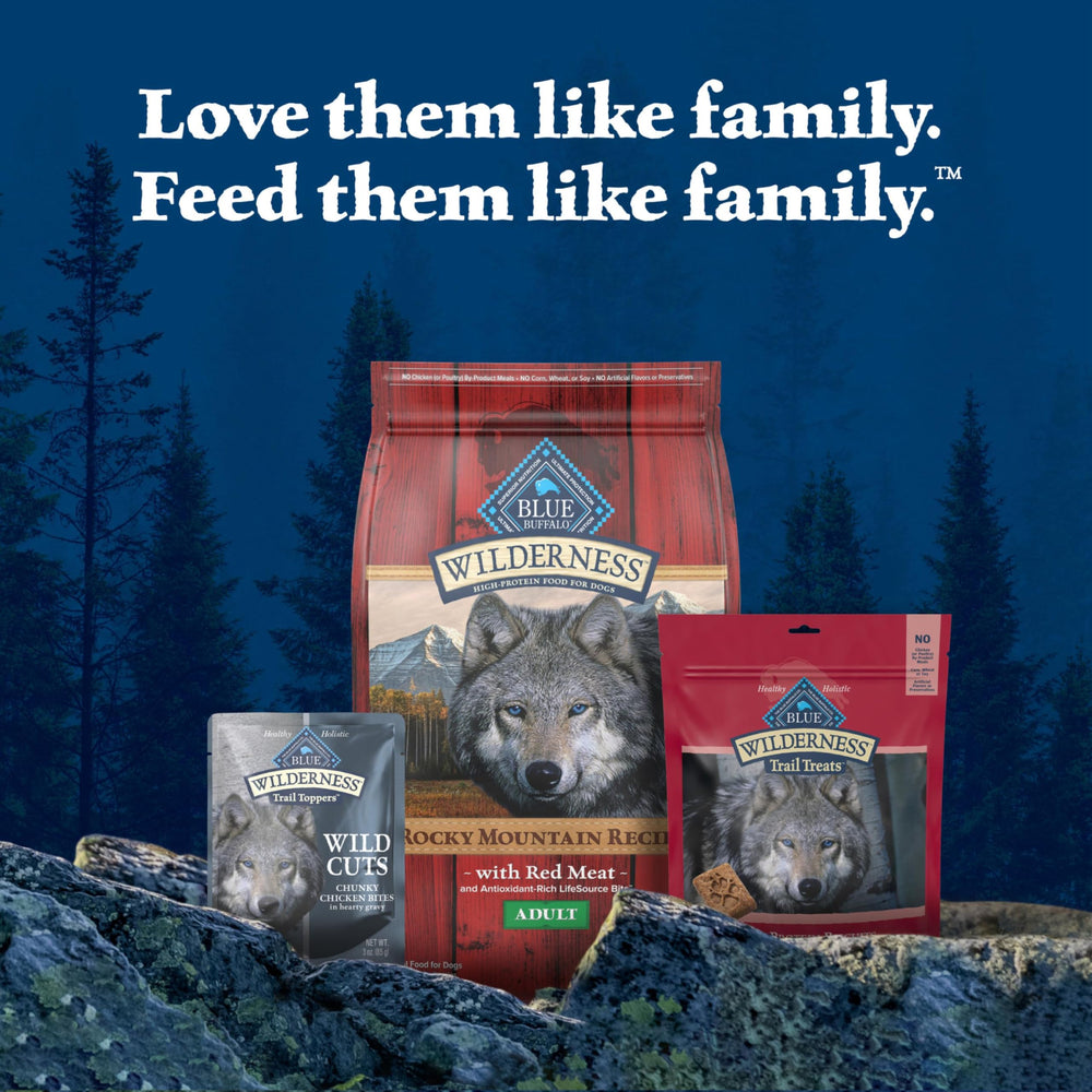 Blue Buffalo Wilderness ingredientes saludables para una dieta equilibrada.