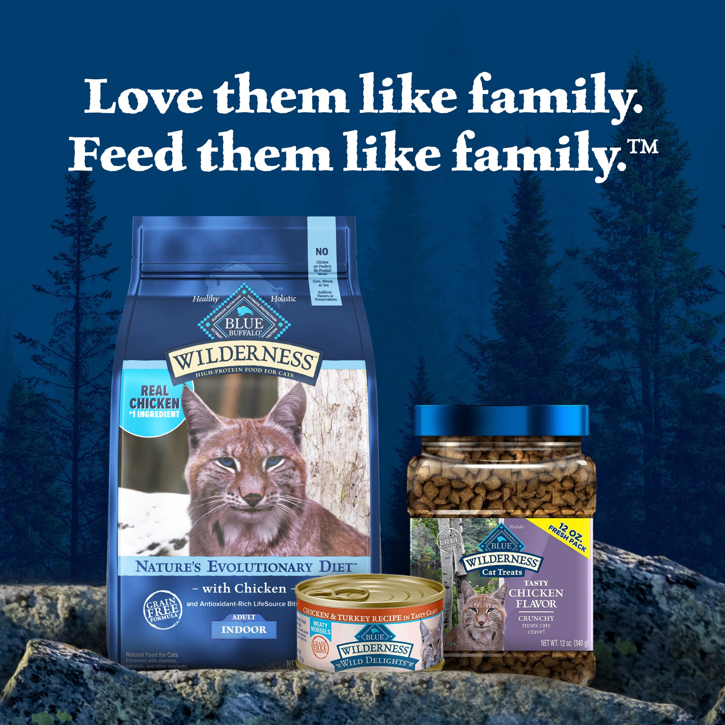 Blue Buffalo Wilderness para gatos indoor con dieta natural y balanceada.
