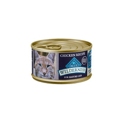 Blue Buffalo Wilderness pate-pollo-real: lata de comida húmeda con pollo real como ingrediente principal.